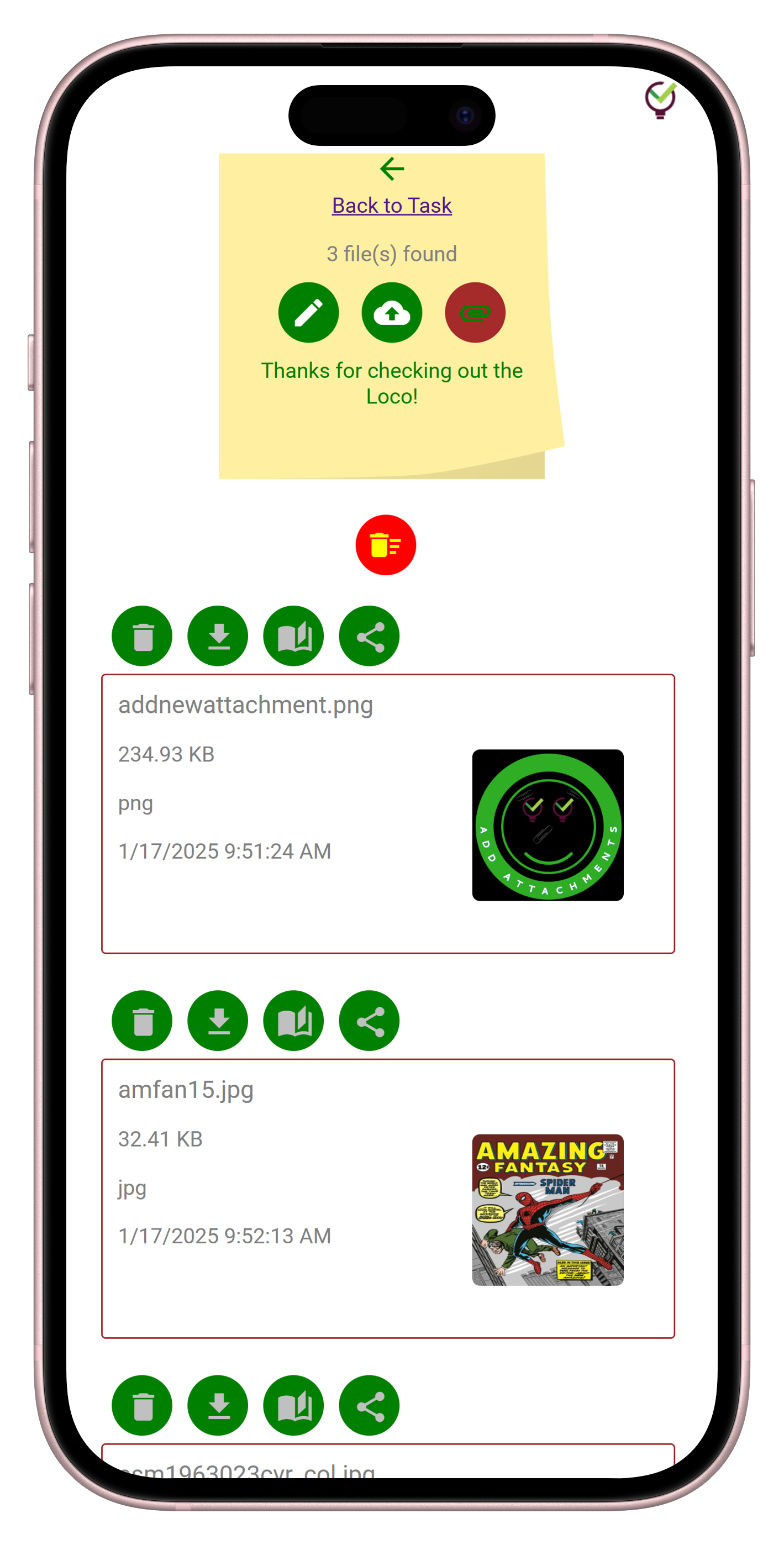 TaskLoco file attachments
